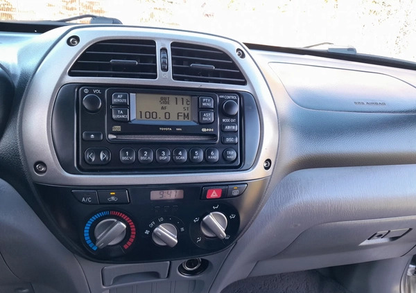 Toyota RAV4 cena 19999 przebieg: 224000, rok produkcji 2003 z Żukowo małe 277